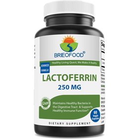 Brieofood Lactoferrin 250 mg 60 Veggie Capsules