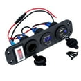 thumbnail image 1 of 4 in 1 Car Digital Voltmeter Dual USB Charger Socket w/ Switch, 1 of 6