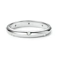 thumbnail image 2 of K-KED Moissanite Wedding Band for Women Sterling Silver Ring 1.6mm Round Cut D Color, 2 of 9