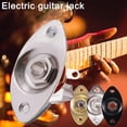 thumbnail image 2 of Input Output Jack Plate Oval For Electric Guitar Telecaster Stainless Steel X9G6, 2 of 9