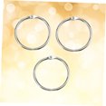 thumbnail image 2 of OULII 20pcs Metal Rings for Crafting in Silver for Binder Usage and Organization, 2 of 5