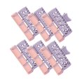 thumbnail image 2 of Juego de 6 pinzas para el cabello, rulos para permanente, herramientas profesionales de peluquería para uso doméstico. Morado pequeño, 2 of 9