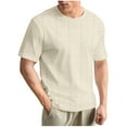 thumbnail image 2 of Cmfcve Casual Men's Tees Simple Loose Sports Tops Short Sleeve Round Neck Gym T-shirt, 2 of 9