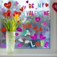 thumbnail image 2 of Northlight Set of 5 Double Sided Valentine's Day Gel Window Clings, 2 of 8