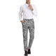 thumbnail image 2 of Pantalones de Hombre INSPIRE CHIC Estampado de Serpiente Corte Regular Frente Plano Cintura Elástica Talla 36, 2 of 6