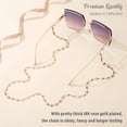 thumbnail image 2 of Cadena para anteojos SAM & LORI en oro rosa para gafas de sol de mujer, 2 of 6