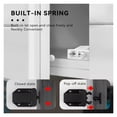 thumbnail image 3 of 10PCS Black Handle-Free Cabinet Catches Push To Open Hidden Door Closers, 3 of 7