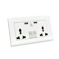Herunwer Wholesale USB Receptacle 13 Amp Wall Outlet With USB Port Two herunwer-wholesale-usb-receptacle-13-amp-wall-outlet-with-usb-port-two