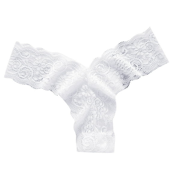 Clearance Sale 2025 Intimates Women's Stretch Bikini G String Panty Lace Trim 5 Colors Comfy Sexy Underwear Clearance Deals Overstock Items Clearance