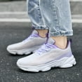 thumbnail image 6 of NOKIO Women's Walking Shoes Slip On Non Slip Running Tennis Breathable Lightweight Comfortable Athletic Gym Workout Sneakers Leisure Women's Lace Up Travel Soft Sole Comfortable Shoes, 6 of 8