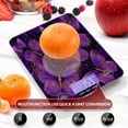 thumbnail image 5 of High Precision Digital Kitchen Scale Tempered Glass Food Scale Multifunction Scale Small Kitchen Appliances Glowing Purple Butterfly, 5 of 7