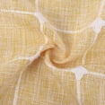 thumbnail image 4 of Farmhouse Curtains for Windows Kitchen Bedroom Boho Gingham Linen Window Curtains (Yellow, 26"W x 24"L ), 4 of 7