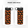 thumbnail image 3 of Fotbe Pumpkin Fallen Leaves Pattern 18oz Sports Insulated Kettle Stainless Steel Sports Insulated Kettle For Running Hiking Cycling Climbing Man'S Woman'S Water Bottle, 3 of 8