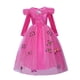 thumbnail image 4 of Vestido de la Bella Durmiente Aurora para niñas, manga larga, hombros descubiertos, bata de encaje, hermoso regalo de Navidad para niños, elegantes trajes de fiesta de princesa, 4 of 4