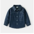 thumbnail image 5 of Boys Jean Jacket Long Sleeve Button down Boys Blue Jacket Lightweight Jacket Boys' Outerwear Jackets & Coats 4-5 Years, 5 of 9