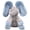 Blue, variant on Dimple Kaia the Elephant Interactive Plush Toy, Musical Singing Peek-a-Boo Stuffed Animal with Moving Ears, Soft Baby Toy for Infants, Toddlers, Boys, Girls, Nursery Gift