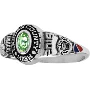 Keepsake Personalized Women's Class Ring available in Valadium, Silver Plus, and 10kt Gold