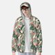 thumbnail image 2 of Fotbe Palm Trees and Tropical Chaqueta con Protección Solar UPF 50+ para Hombre y Mujer, Camisa con Capucha y Bolsillos-Small, 2 of 7