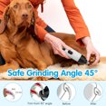 thumbnail image 5 of New Electric Dog Nail Trimmers for Dog Nail Grinding, Rechargeable Pet Nail Clippers, Toenail Drill for Dogs, Puppy Nail File, Pet Paws Grooming Smoothing, 5 of 5