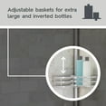 thumbnail image 5 of Better Homes & Gardens Tension Pole Shower Caddy, Resists Rust, 3 Tier Caddy, 5 - 9 ft, Satin Nickel, 5 of 11