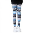thumbnail image 3 of Baby Girls Printed Milk Silk Pattern Leggings Comfortable Slim Cropped Trousers, 3 of 8