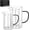 32oz+16oz, variant on 2x75ml(2.5oz) Glass Measuring Cup, Espresso Cups V-Shaped Mouth with Handle, Heat-resistant Borosilicate Glass Liquid Measuring Cup