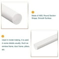 thumbnail image 2 of ABS Styrene Plastic Round Bar Rod Dia 0.8mm Length 9.8" 250mm White for Architectural Model Making DIY 100pcs, 2 of 5