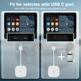 thumbnail image 2 of Kebiory Adapter for iPhone,Carplay to Car Mirror Adapter Wired Carplay Mirrorring Dongle Carplay Adater for Factory Wired Carplay Converter (White-7), 2 of 6