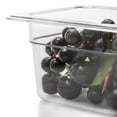 thumbnail image 4 of Bekith 6 Pack 1/6 Size Clear Polycarbonate Food Pans with Lids for Kitchen Restaurant Food Prep, 4 Inches Deep, 4 of 4