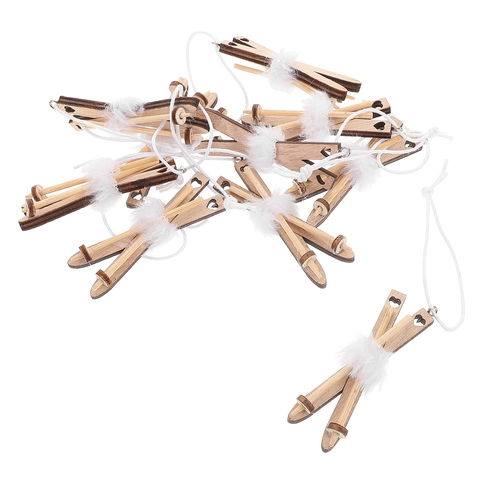 30 Pcs 4-Inch 'DAD' Wood Craft Cutouts - Unfinished Wooden Ornaments For Father's Day DIY & Decor 3 thumbnail image