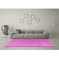 thumbnail image 3 of Ahgly Company Indoor Square Abstract Pink Modern Area Rugs, 5' Square, 3 of 4