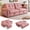 77"A Pink, variant on 77" Queen Size Convertible Sleeper Sofa, 3-in-1 Chenille Couch Bed with Cup Holders & USB Ports for Living Room, Bedroom & Small Spaces