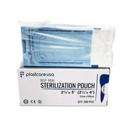 400 2.25" x 4" Self-Sterilization Autoclave Pouches for Cleaning Tools, Sterilizer Bags for Dental Offices, Pouch for Dentist Tools, (2 Boxes)