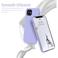 thumbnail image 3 of IBAOLEA iPhone 11 Case,Ultra Slim Fit iPhone Case Liquid Silicone Gel Cover with Full Body Protection Anti-Scratch Shockproof Case Compatible with iPhone 11 (Fluorescent Yellow) Light Purple, 3 of 7