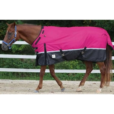 Rugged Ride Reflect 1200 Denier Midweight Turnout - Adjustable Neck - Reflective Stripe - 200 Grams Fill
