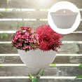 thumbnail image 6 of oshhnii Hanging Flower Pot Wall Hanging Decor Flower Holders for Fence Backyard Yard Beige, 6 of 9