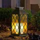 thumbnail image 1 of Linterna solar para jardín al aire libre, linterna colgante LED brillante sin llama, linterna con energía solar, decoración de iluminación, 1 of 7