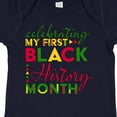 thumbnail image 4 of Inktastic Celebrating My First Black History Month for Kids Boys or Girls Baby Bodysuit, 4 of 5
