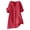 Red, variant on 3/4 Length Sleeve Womens Tops 2026 Trendy Casual Cotton Linen V Neck Button Up Stand Collar Work Tshirt Womens Blouses