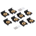 thumbnail image 1 of GROWTH TANK 8 Pieces Spring Loaded Mirror Hanger Clips with Screws Mirror Mounting Clips, 1 of 7
