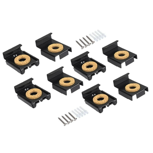 8 Uds Clips para colgar espejos con resorte, Clips de espejo de Metal, Clips de retención, para espejos, Clips de montaje de espejo