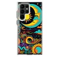 thumbnail image 1 of MUNDAZE Samsung Galaxy S23 Ultra Shockproof Clear Hybrid Protective Phone Case Neon Psychedelic Indie Hippie Indie Moon Cover, 1 of 5