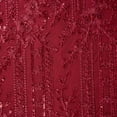 thumbnail image 3 of Zelouf Blakely Corded Sequin Embroidery  , Sewing, DIY, Crafts Fabric by the Yard, Wine, 10 Yard, 3 of 3