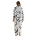 thumbnail image 3 of Just Love Plush Zipper Lounger Robe 6794 (Small, Navy), 3 of 3