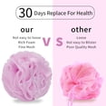 thumbnail image 3 of Puf de malla exfoliante Bath Luofah Sponge Farmoga, 50 g, paquete de 4, 3 of 7
