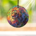 thumbnail image 3 of Blend Cota (King of the Jungle) StarFire Prints™ Hanging Glass Print SPCIR952, 3 of 4