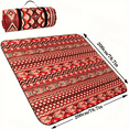 HYYANGUWENTI Thickened Bohemian Beach Mat Extra Large Outdoor Picnic
