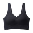 thumbnail image 1 of Womens Wireless Bra Bra 36c Women's Summer Thin Full Lace Pattern Traceless Tank Top Style Small Chest Wrapped Up Without Steel Rings Comfortable Bra, 1 of 4