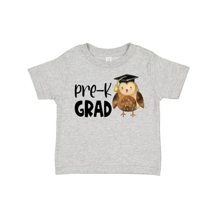 

Inktastic Pre-K Grad- Owl in Cap Gift Toddler Boy or Toddler Girl T-Shirt