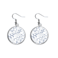thumbnail image 1 of Abstract Blue Chemical estructura molecular Pendientes pendientes de plata colgantes joyas señora Unbranded M, 1 of 3